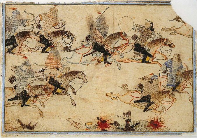 Mongolske ryttere. Foto: Wikimedia Commons